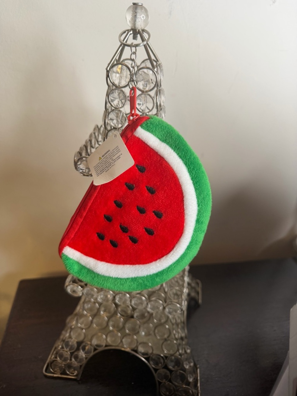 Watermelon Key/Purse - Red & Green